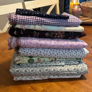 Vintage Fabric Lot